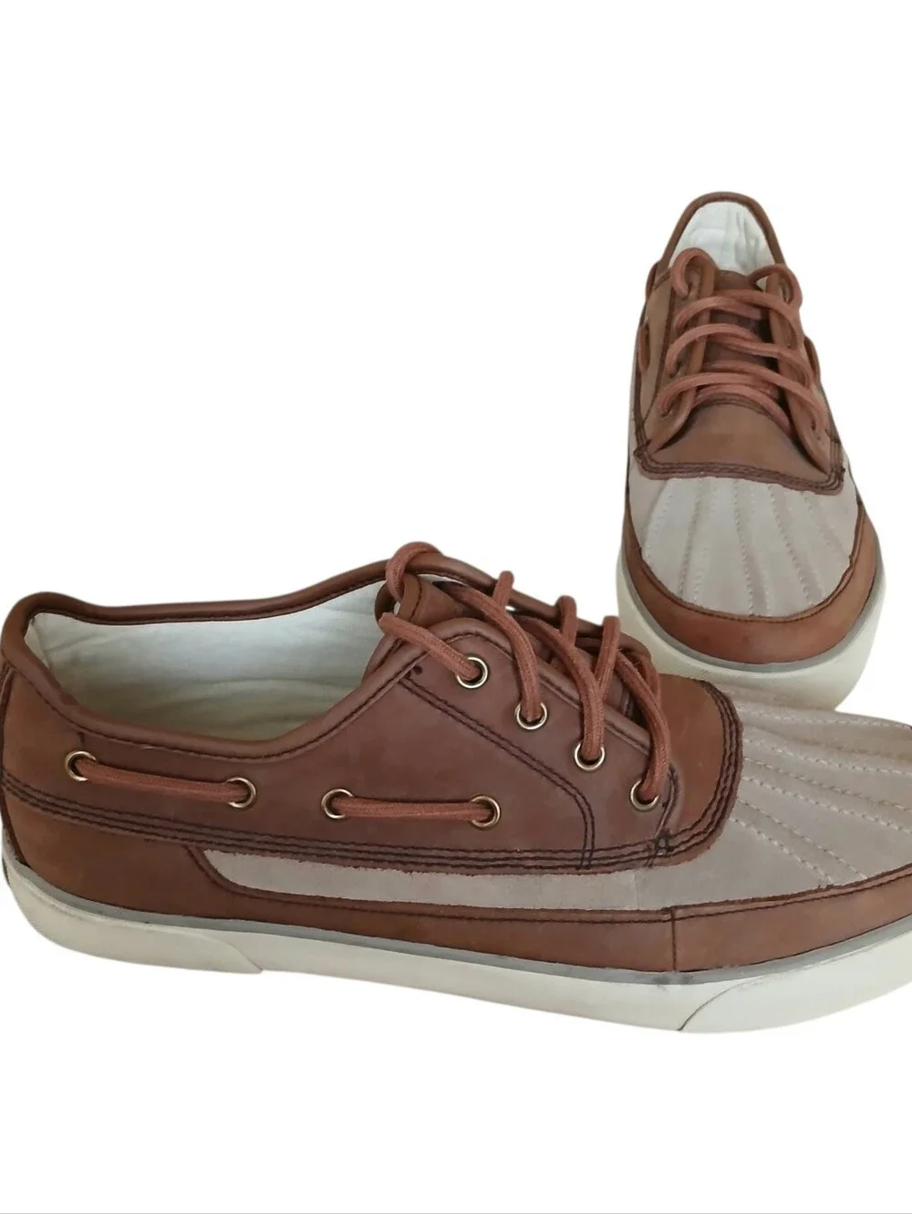 POLO RALPH LAUREN Parkstone Low Suede Leather Boat Shoes Men's 12D Pony Preppy